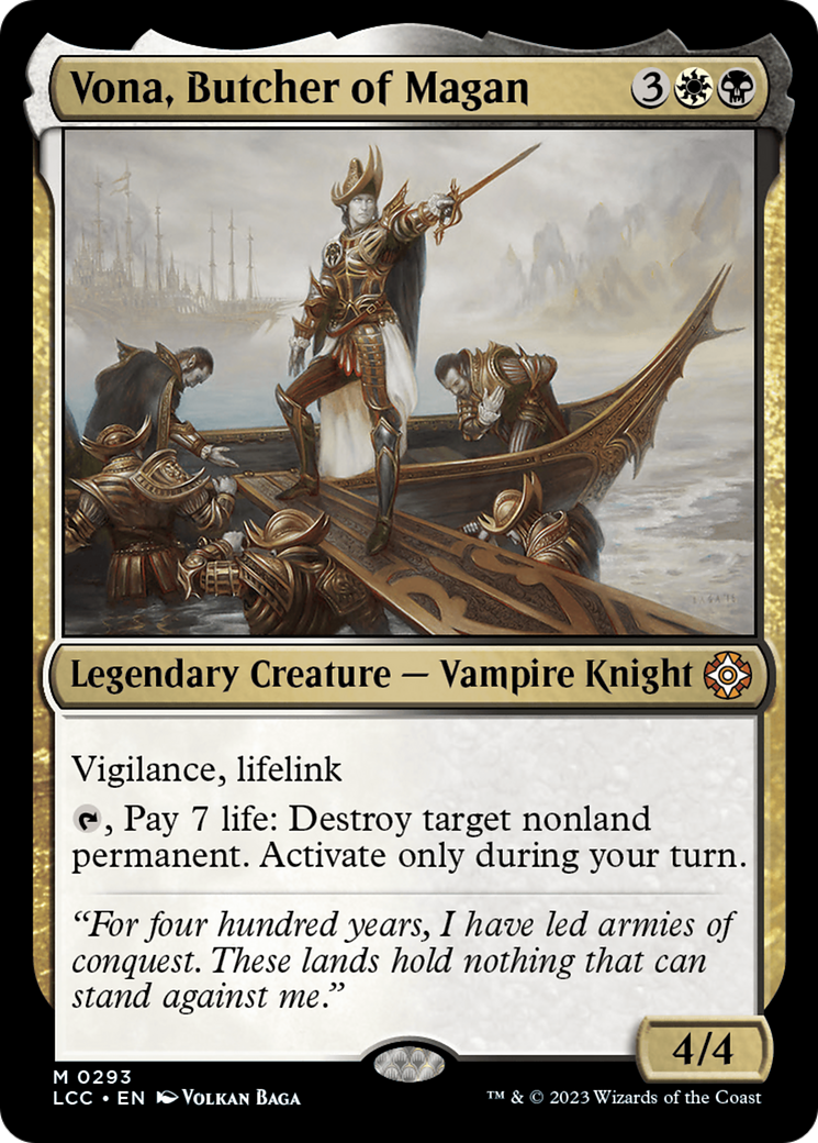 Vona, Butcher of Magan [The Lost Caverns of Ixalan Commander] | The CG Realm