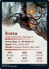 Roper Art Card [Dungeons & Dragons: Adventures in the Forgotten Realms Art Series] | The CG Realm