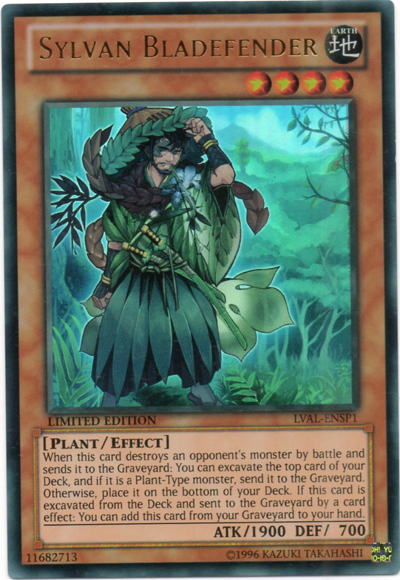 Sylvan Bladefender [LVAL-ENSP1] Ultra Rare | The CG Realm