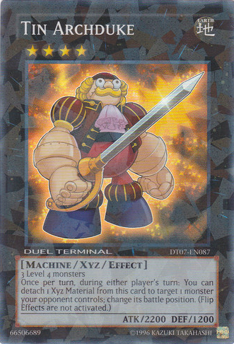 Tin Archduke [DT07-EN087] Super Rare | The CG Realm