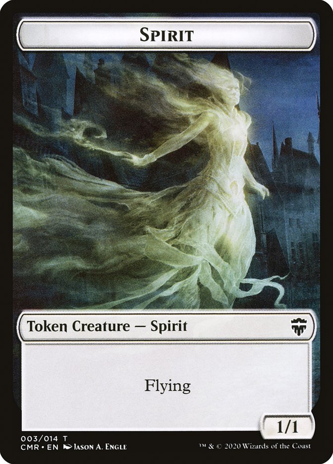 Spirit Token [Commander Legends Tokens] | The CG Realm