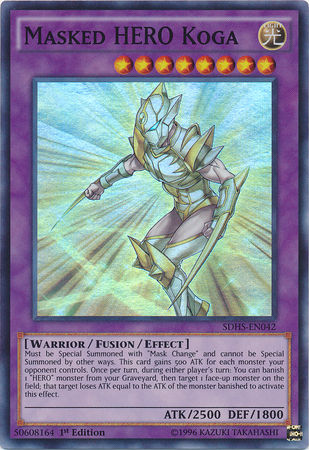 Masked Hero Koga [SDHS-EN042] Super Rare | The CG Realm