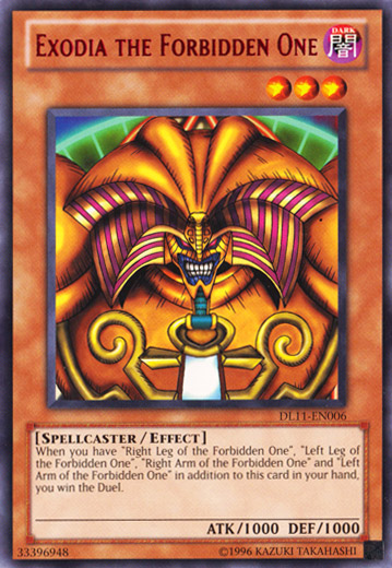 Exodia the Forbidden One (Red) [DL11-EN006] Rare | The CG Realm