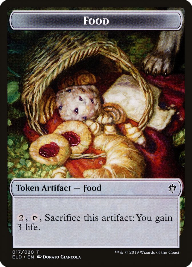 Mouse // Food (17) Double-Sided Token [Throne of Eldraine Tokens] | The CG Realm