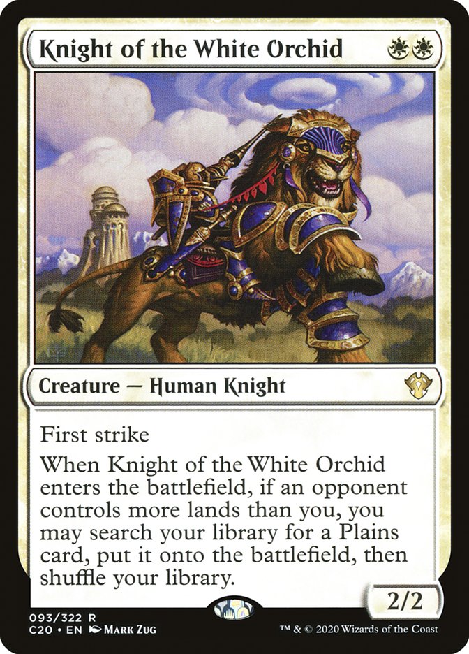 Knight of the White Orchid [Commander 2020] | The CG Realm