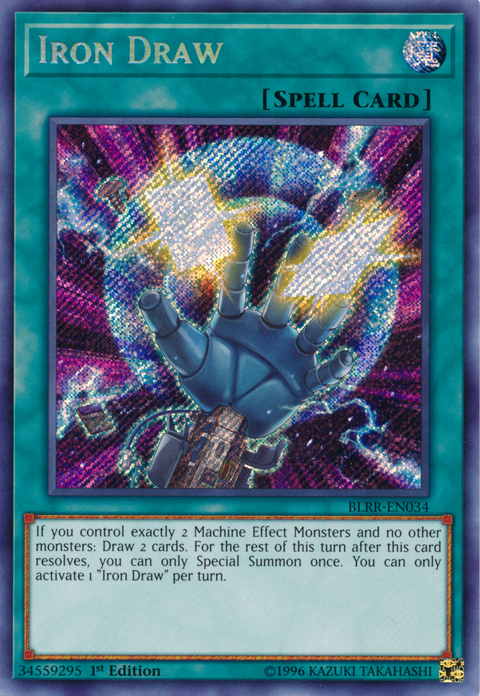 Iron Draw [BLRR-EN034] Secret Rare | The CG Realm