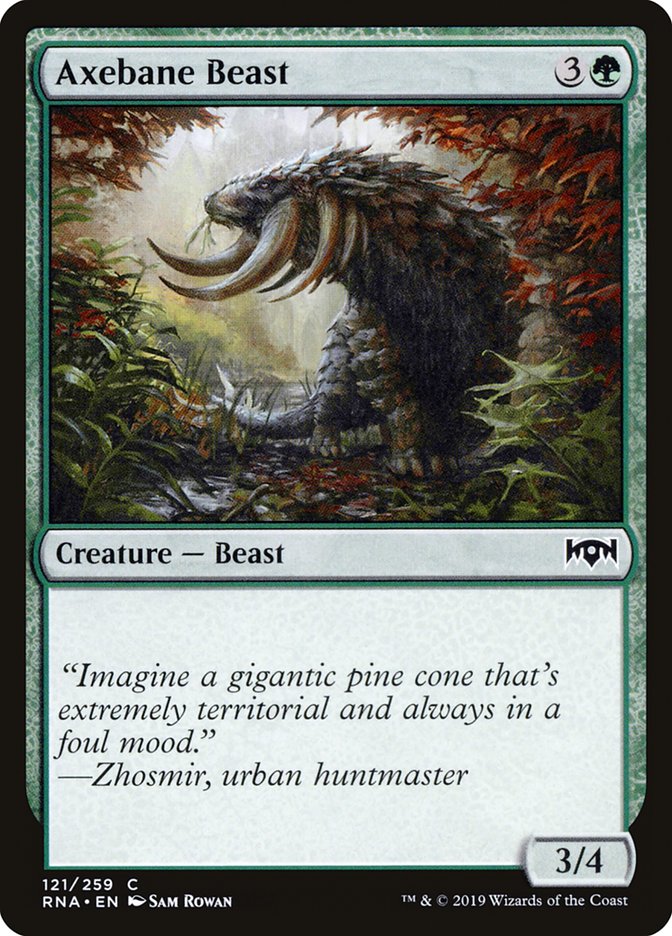 Axebane Beast [Ravnica Allegiance] | The CG Realm