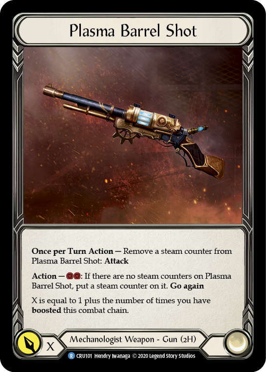 Plasma Barrel Shot [CRU101] (Crucible of War)  1st Edition Cold Foil | The CG Realm