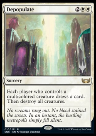 Depopulate (Promo Pack) [Streets of New Capenna Promos] | The CG Realm