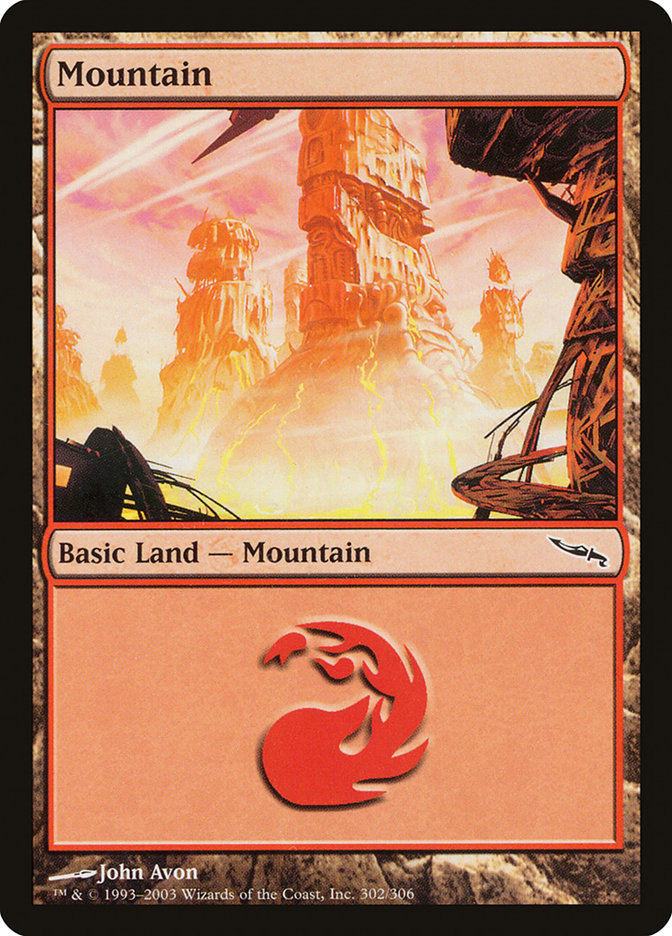 Mountain (302) [Mirrodin] | The CG Realm