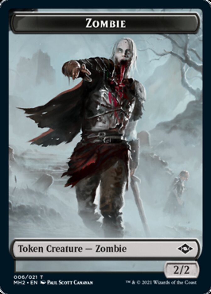 Zombie Token [Modern Horizons 2 Tokens] | The CG Realm