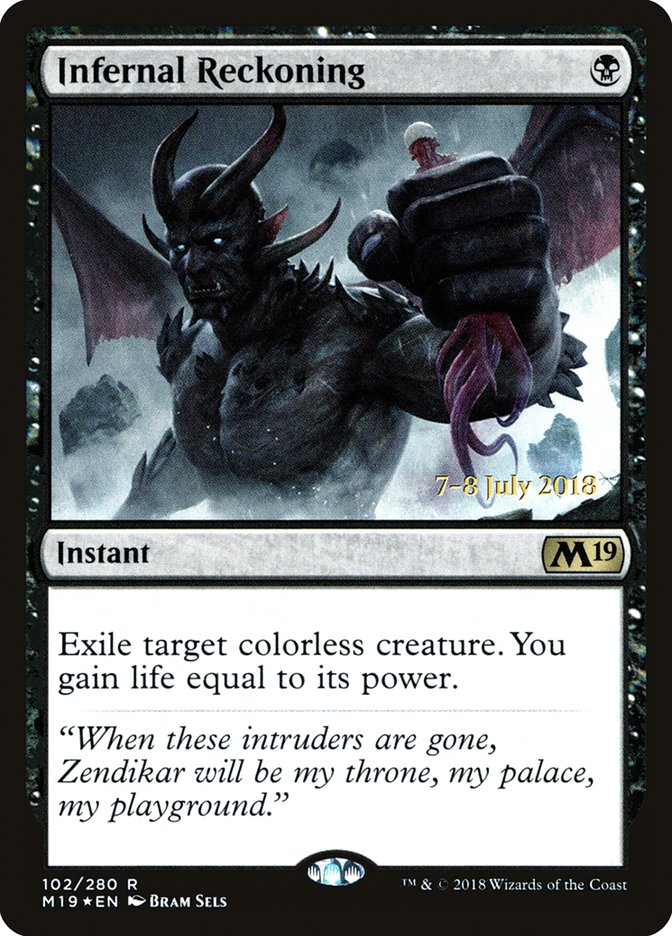 Infernal Reckoning [Core Set 2019 Prerelease Promos] | The CG Realm