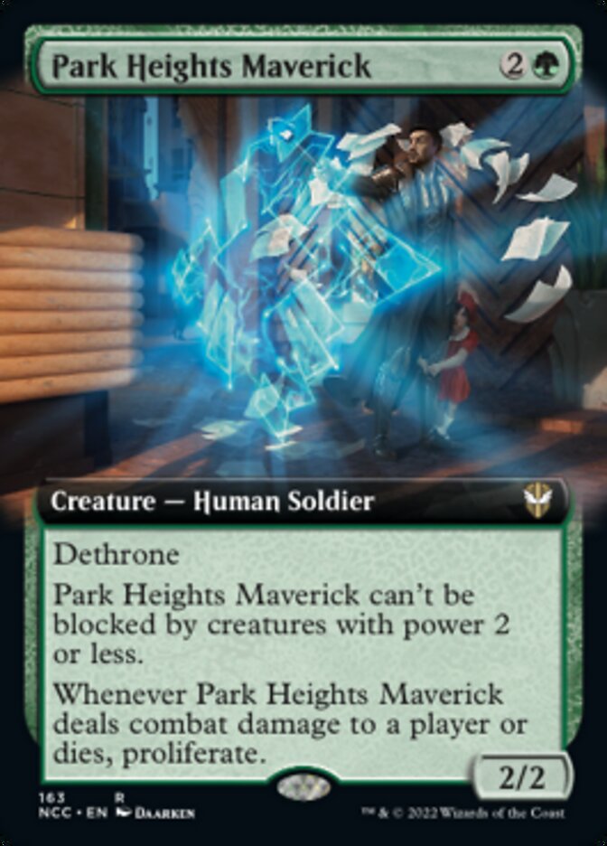 Park Heights Maverick (Extended Art) [Streets of New Capenna Commander] | The CG Realm