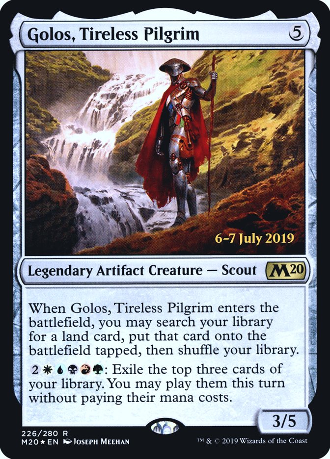 Golos, Tireless Pilgrim [Core Set 2020 Prerelease Promos] | The CG Realm