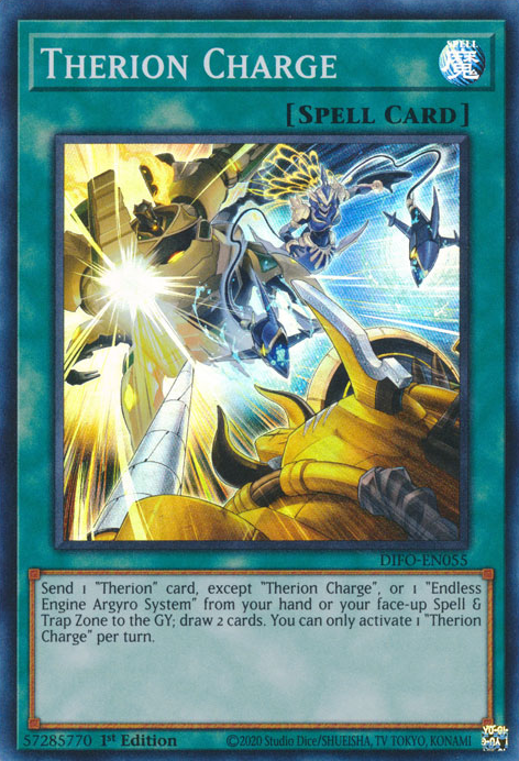 Therion Charge [DIFO-EN055] Super Rare | The CG Realm