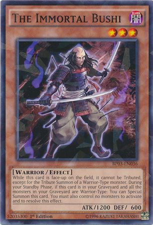 The Immortal Bushi [BP03-EN036] Shatterfoil Rare | The CG Realm