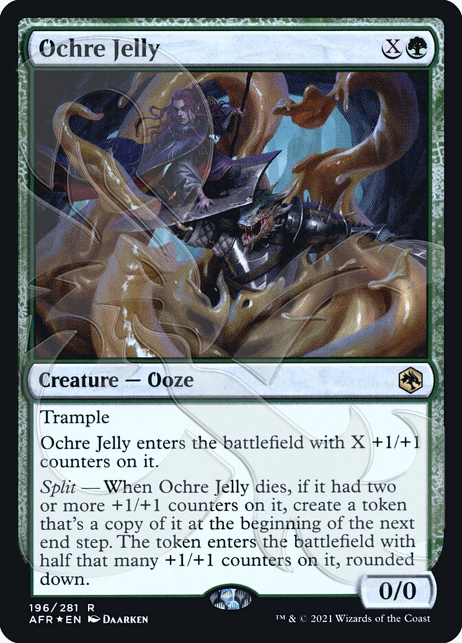 Ochre Jelly (Ampersand Promo) [Dungeons & Dragons: Adventures in the Forgotten Realms Promos] | The CG Realm