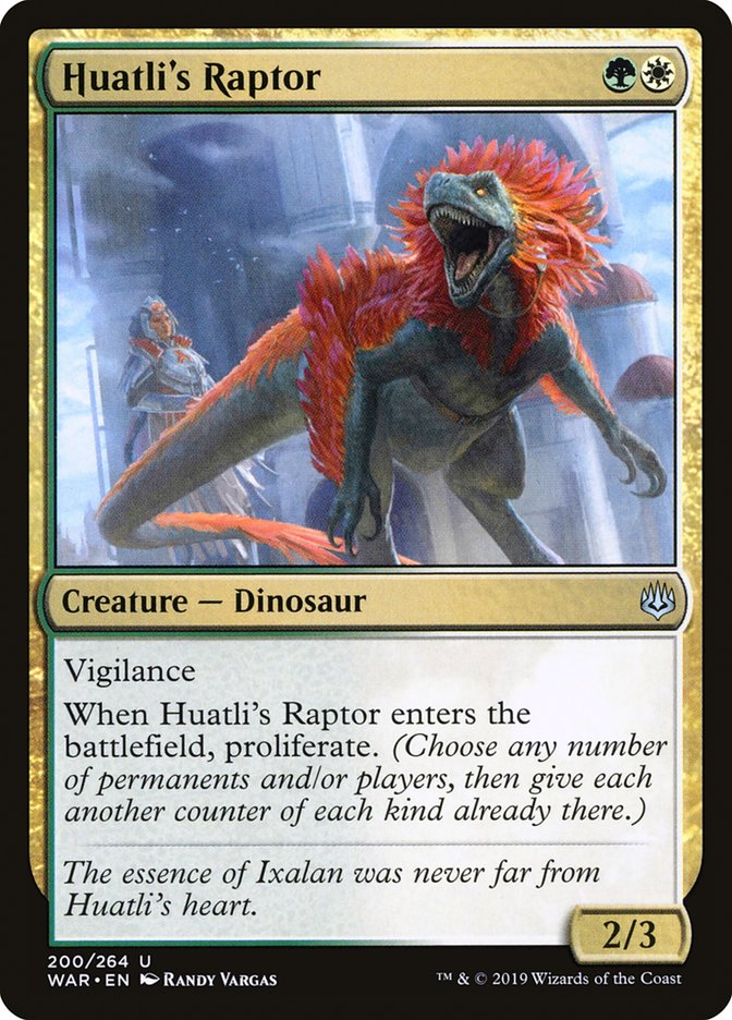 Huatli's Raptor [War of the Spark] | The CG Realm