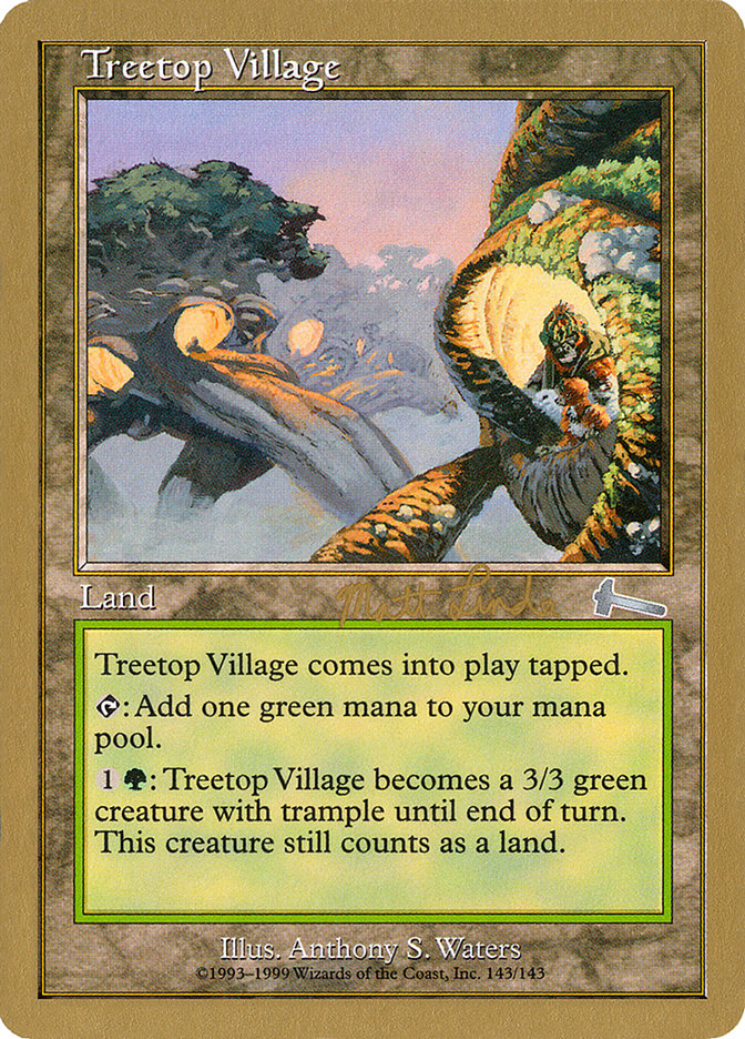 Treetop Village (Matt Linde) [World Championship Decks 1999] | The CG Realm