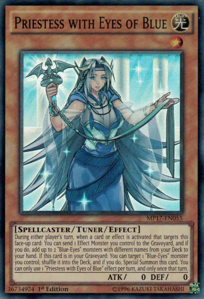 Priestess with Eyes of Blue [MP17-EN055] Super Rare | The CG Realm