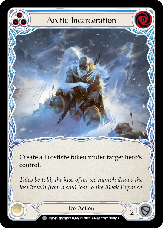 Arctic Incarceration (Blue) [UPR146] (Uprising)  Rainbow Foil | The CG Realm