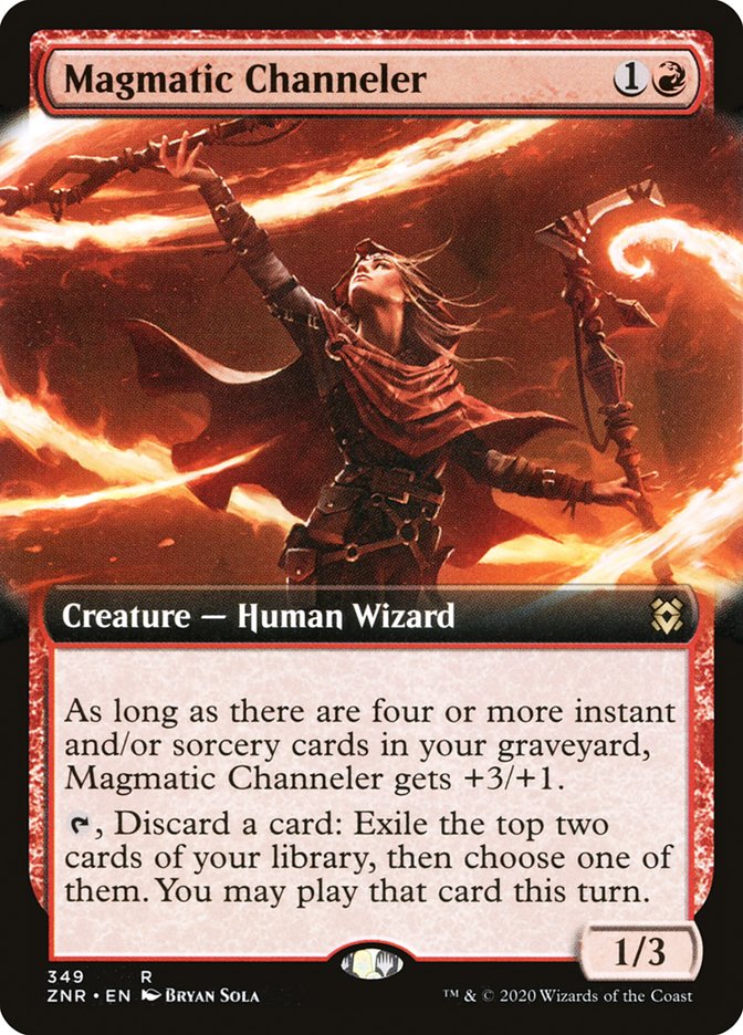 Magmatic Channeler (Extended Art) [Zendikar Rising] | The CG Realm