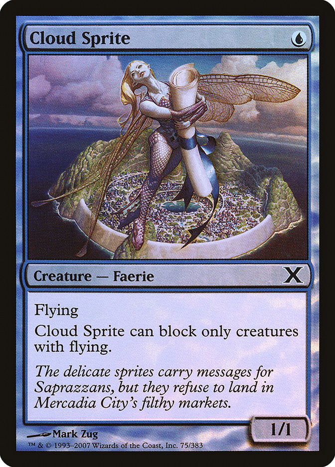 Cloud Sprite (Premium Foil) [Tenth Edition] | The CG Realm