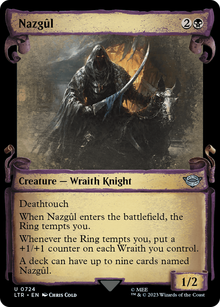 Nazgul (0724) [The Lord of the Rings: Tales of Middle-Earth Showcase Scrolls] | The CG Realm