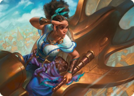 Talas Lookout Art Card [Dominaria United Art Series] | The CG Realm