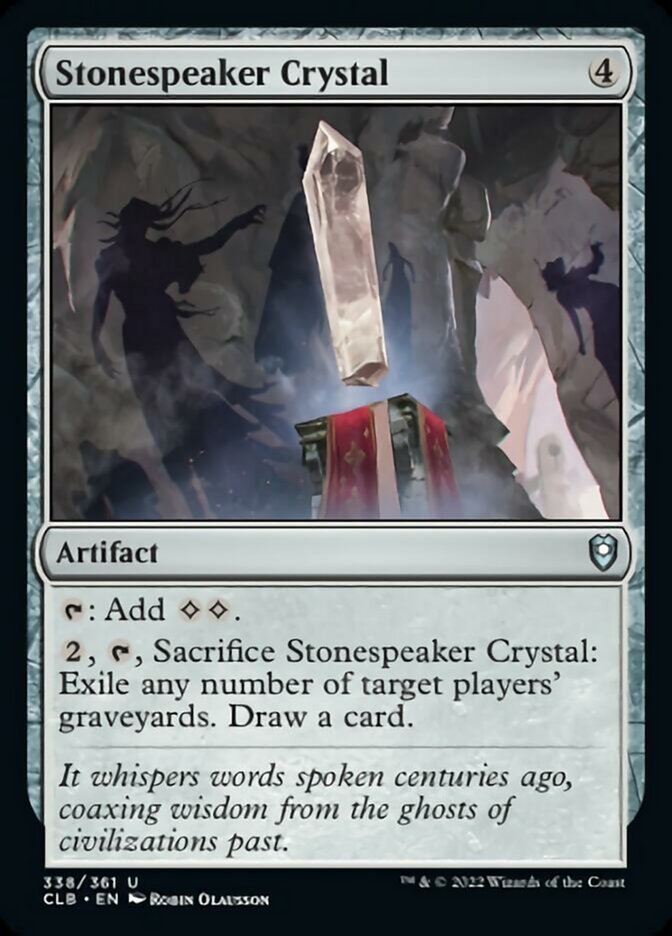 Stonespeaker Crystal [Commander Legends: Battle for Baldur's Gate] | The CG Realm