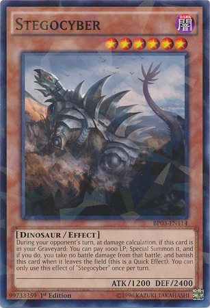 Stegocyber [BP03-EN114] Shatterfoil Rare | The CG Realm