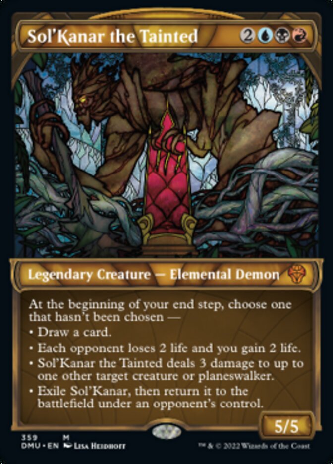 Sol'Kanar the Tainted (Showcase Textured) [Dominaria United] | The CG Realm