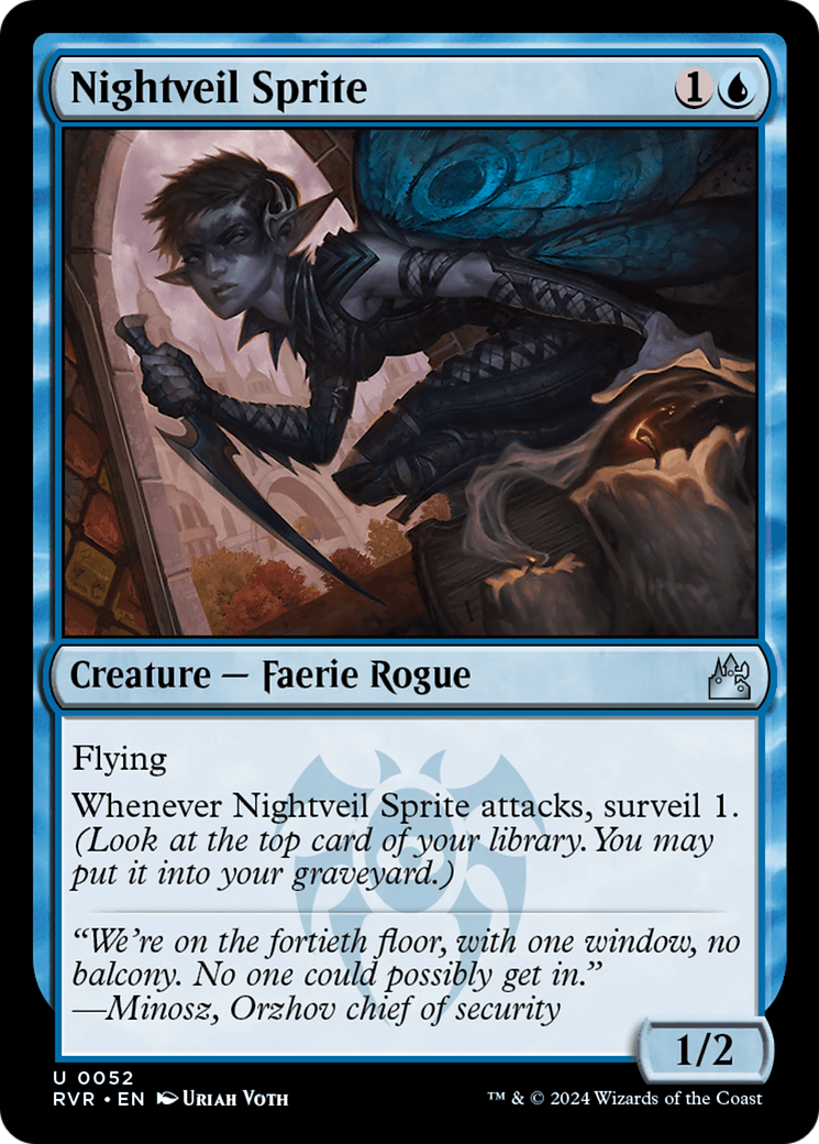 Nightveil Sprite [Ravnica Remastered] | The CG Realm