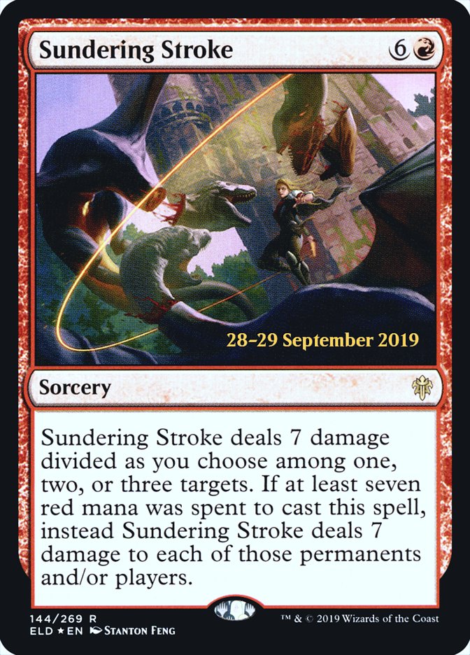 Sundering Stroke [Throne of Eldraine Prerelease Promos] | The CG Realm