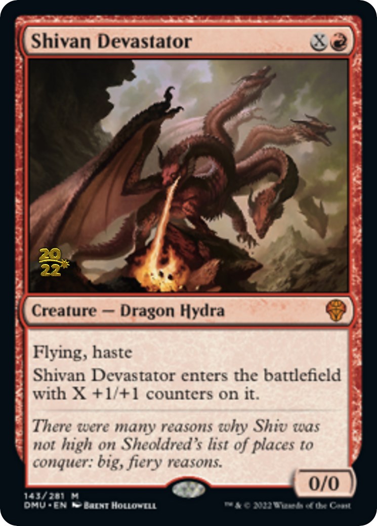 Shivan Devastator [Dominaria United Prerelease Promos] | The CG Realm