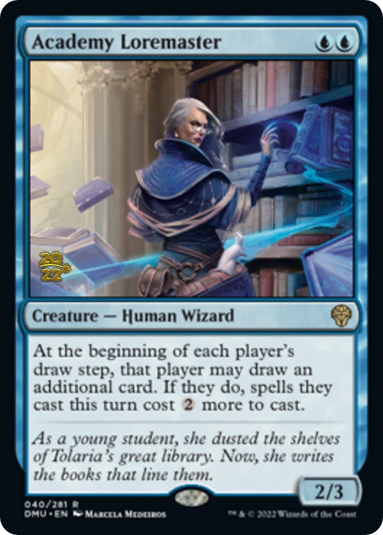 Academy Loremaster [Dominaria United Prerelease Promos] | The CG Realm