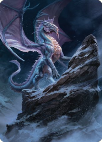 Ancient Silver Dragon Art Card (06) [Commander Legends: Battle for Baldur's Gate Art Series] | The CG Realm