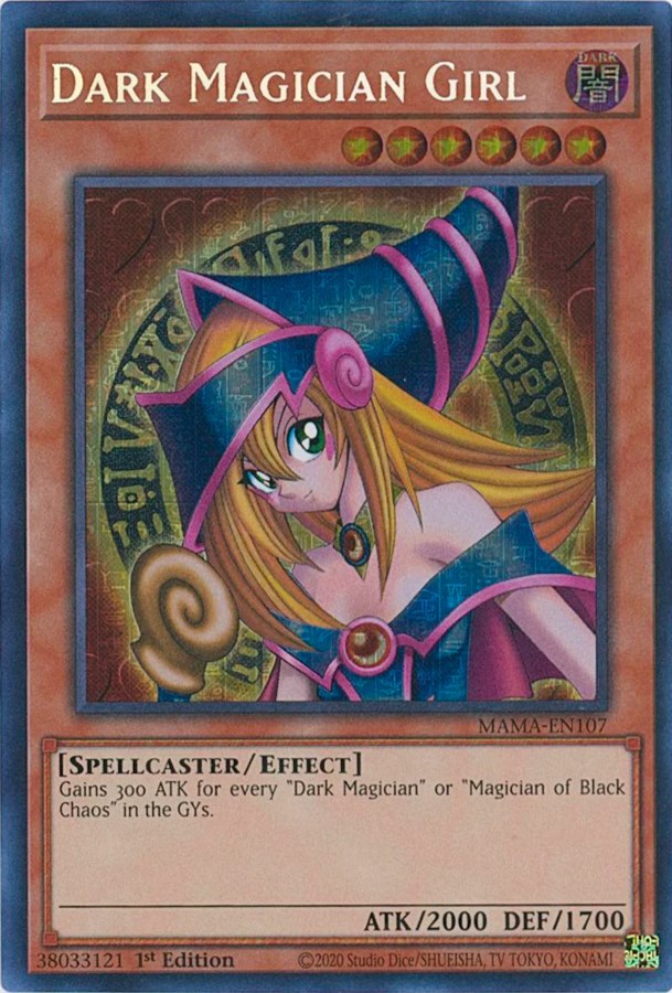 Dark Magician Girl [MAMA-EN107] Secret Pharaoh's Rare | The CG Realm