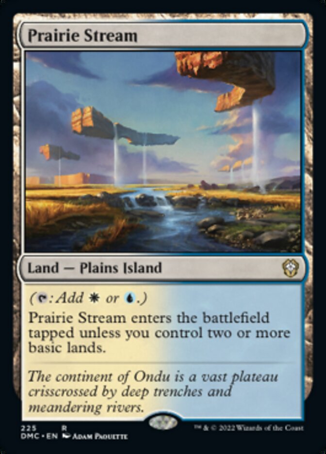 Prairie Stream [Dominaria United Commander] | The CG Realm