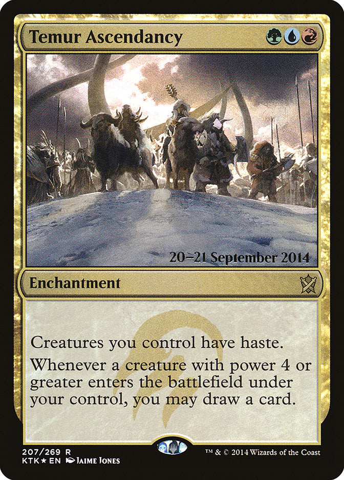 Temur Ascendancy [Khans of Tarkir Prerelease Promos] | The CG Realm