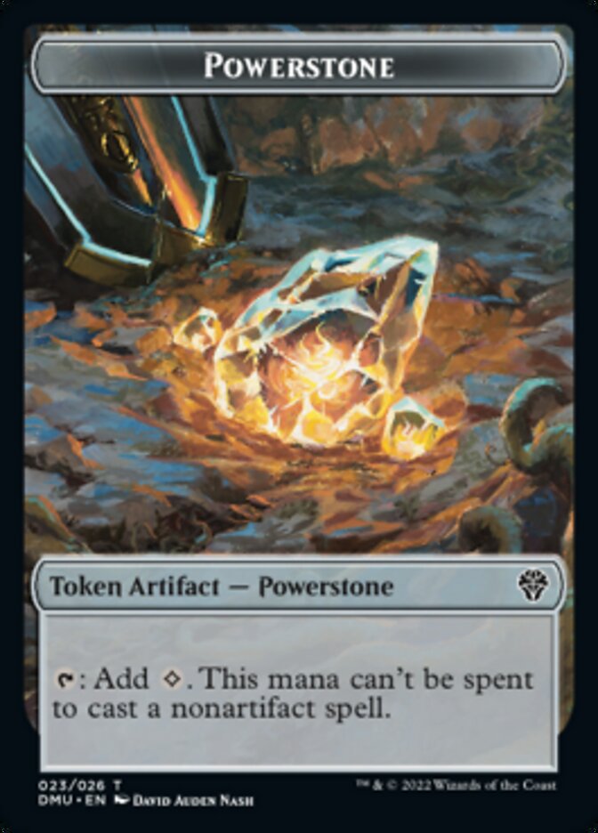 Powerstone Token [Dominaria United Tokens] | The CG Realm