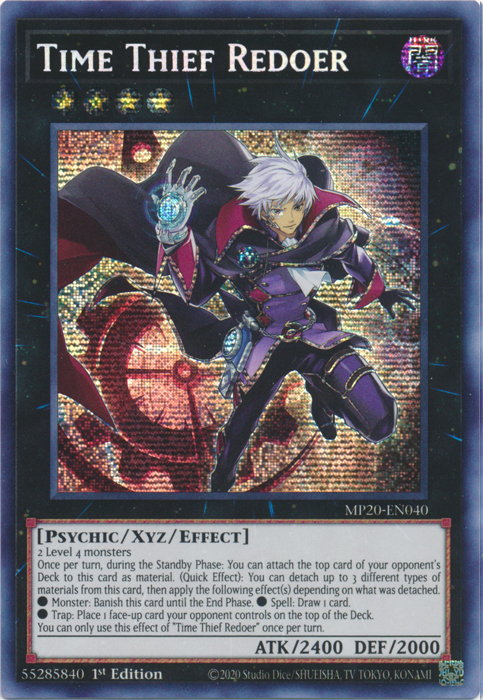 Time Thief Redoer [MP20-EN040] Prismatic Secret Rare | The CG Realm