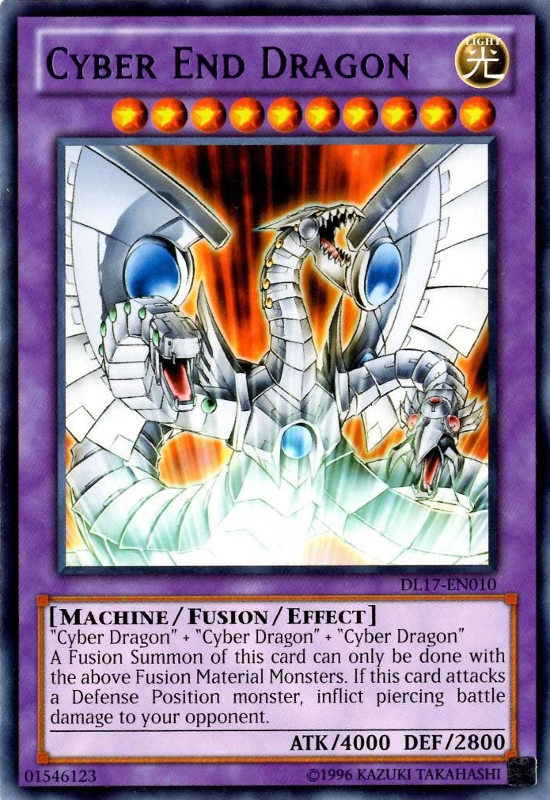 Cyber End Dragon (Purple) [DL17-EN010] Rare | The CG Realm