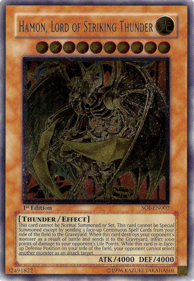 Hamon, Lord of Striking Thunder (UTR) [SOI-EN002] Ultimate Rare | The CG Realm