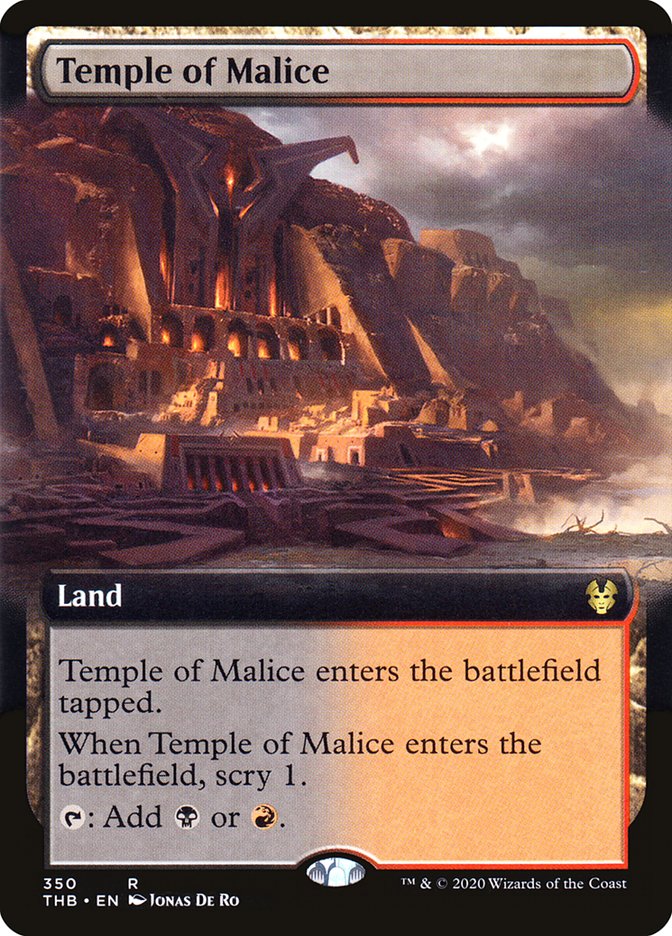 Temple of Malice (Extended Art) [Theros Beyond Death] | The CG Realm