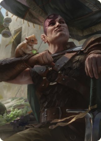 Minsc & Boo, Timeless Heroes Art Card (38) [Commander Legends: Battle for Baldur's Gate Art Series] | The CG Realm