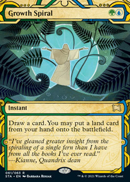 Growth Spiral (Foil Etched) [Strixhaven: School of Mages Mystical Archive] | The CG Realm