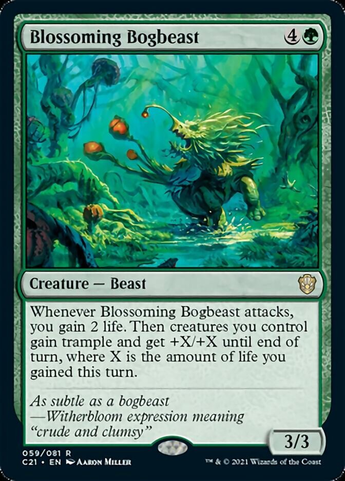 Blossoming Bogbeast [Commander 2021] | The CG Realm