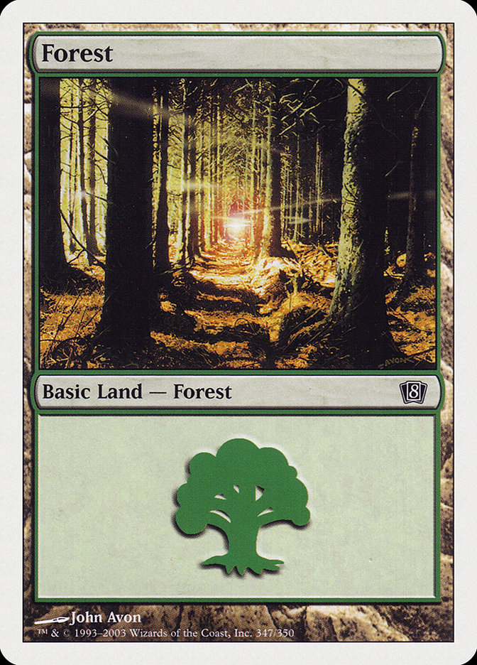 Forest (347) [Eighth Edition] | The CG Realm