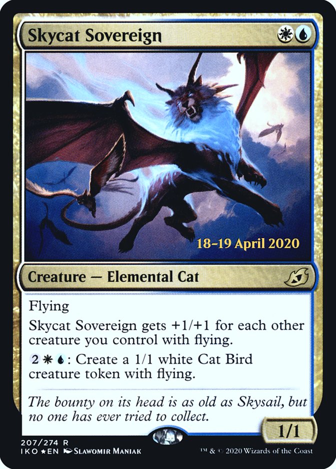 Skycat Sovereign [Ikoria: Lair of Behemoths Prerelease Promos] | The CG Realm